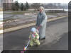 Ваденька с бабушкой на прогулке